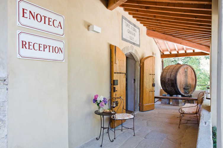 Florence farmhouse wine cellar