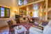Accommodation in villa Siena, fireplace