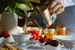 Home made breakfast is available for B&B guests at Villa Fillinelle