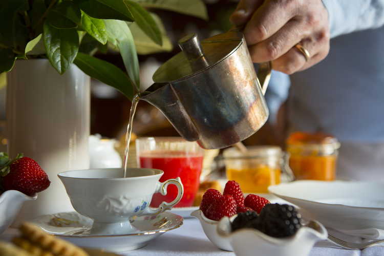 Home made breakfast is available for B&B guests at Villa Fillinelle