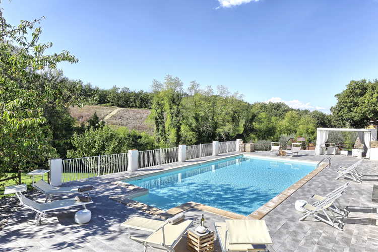 Villa La Fonte Vacation Rental - pool with child safe gate