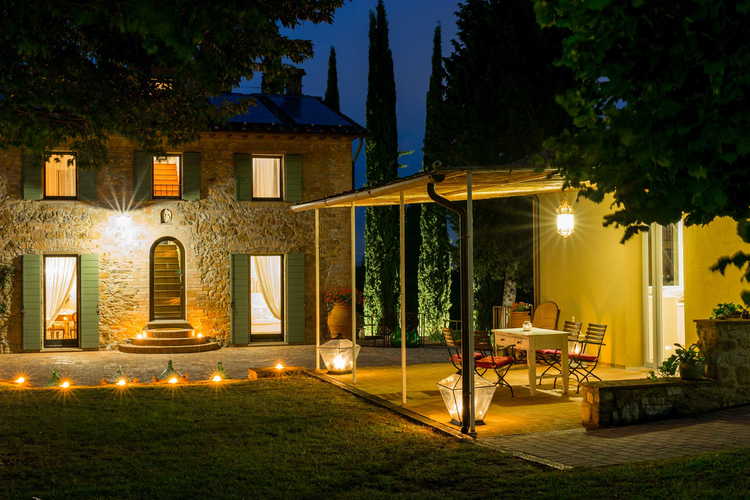 Villa La Fonte Vacation Rental - well lit for evening meals