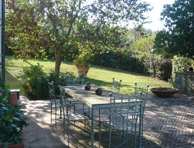 The Garden at Villa La Medicea in Chianti