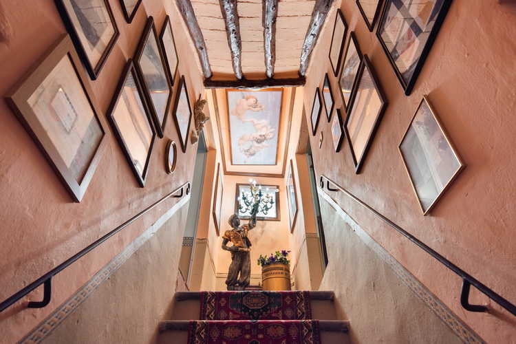 Beautiful stairs in Villa Lysis