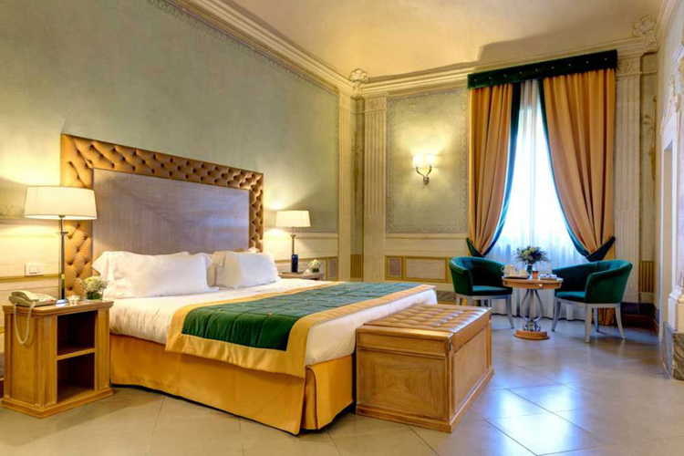 Several types of accommodations with a clean simple decor