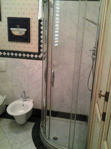 Particular of the shower