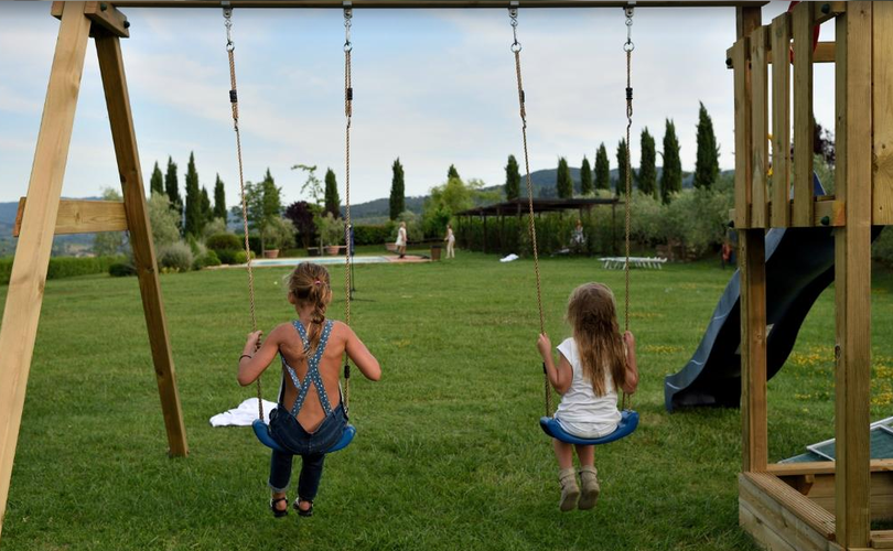 Fattoria Viticcio Rental Apartments & Vineyard: playground dedicated to the kids