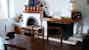 Casa della Vigna has a cozy fireplace Casa della Vigna has a cozy fireplace