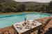 Panoramic views & pool from a typical Chianti hillside