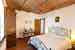 La Canigiana ville per vacanze nel Chianti: nelle camere da letto sono presenti i ventilatori a soffitto