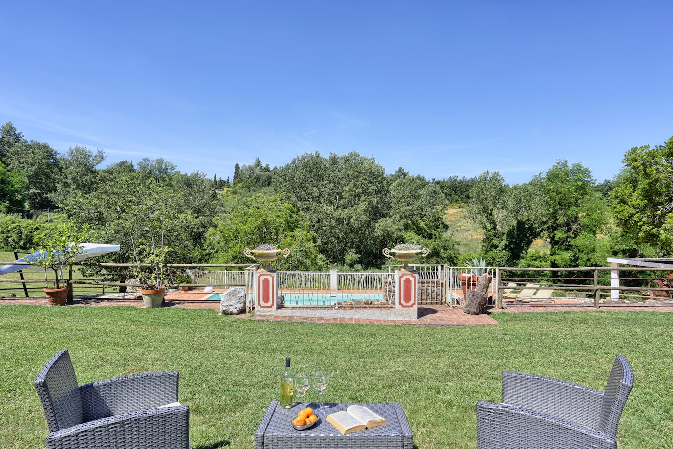 Villa La Fonte vacation rental near Gambassi Terme Tuscany