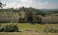 Panoramic garden over Florentine hills of Chianti at Villa Lilliano